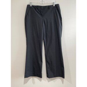 The Limited Cassidy Fit Dress Pants Womens 10 Black Stripe Wide Leg